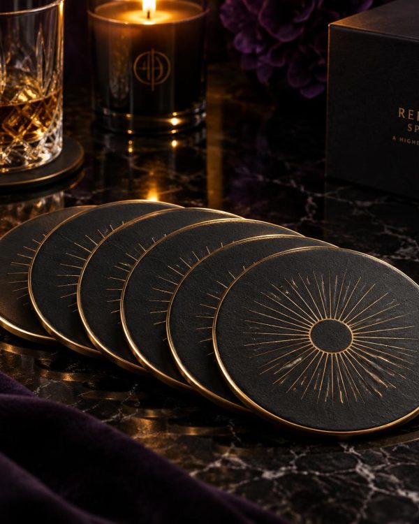 The Incubus Six — Engraved Ceramic Coaster Set